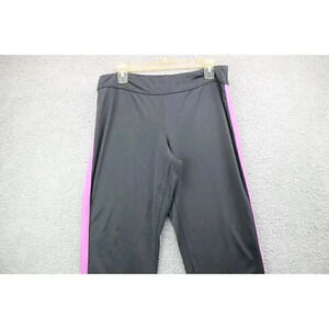 Women's Tek Gear Long Pants-Gray and Purple-Size Large